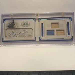 2017 Panini Legends Gary Carter MontrealSigned and Swatches  13/25 (MISC6)